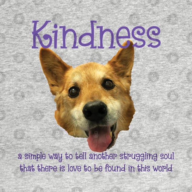 Kindness there is love to be found in this world Husky German Shepard by TanoshiiNeko